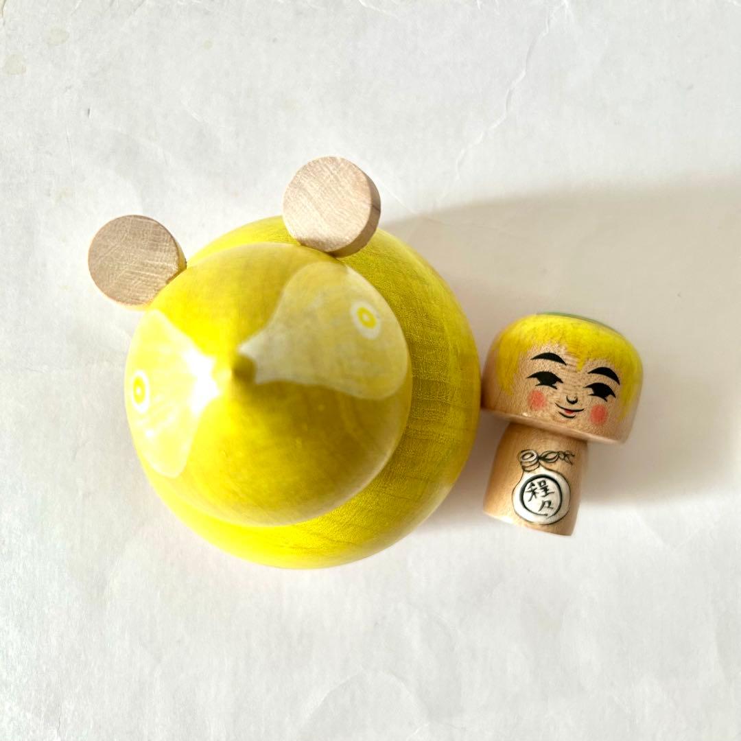 たぬきこけーき レモンフレーバー 林貴俊 石巻こけし