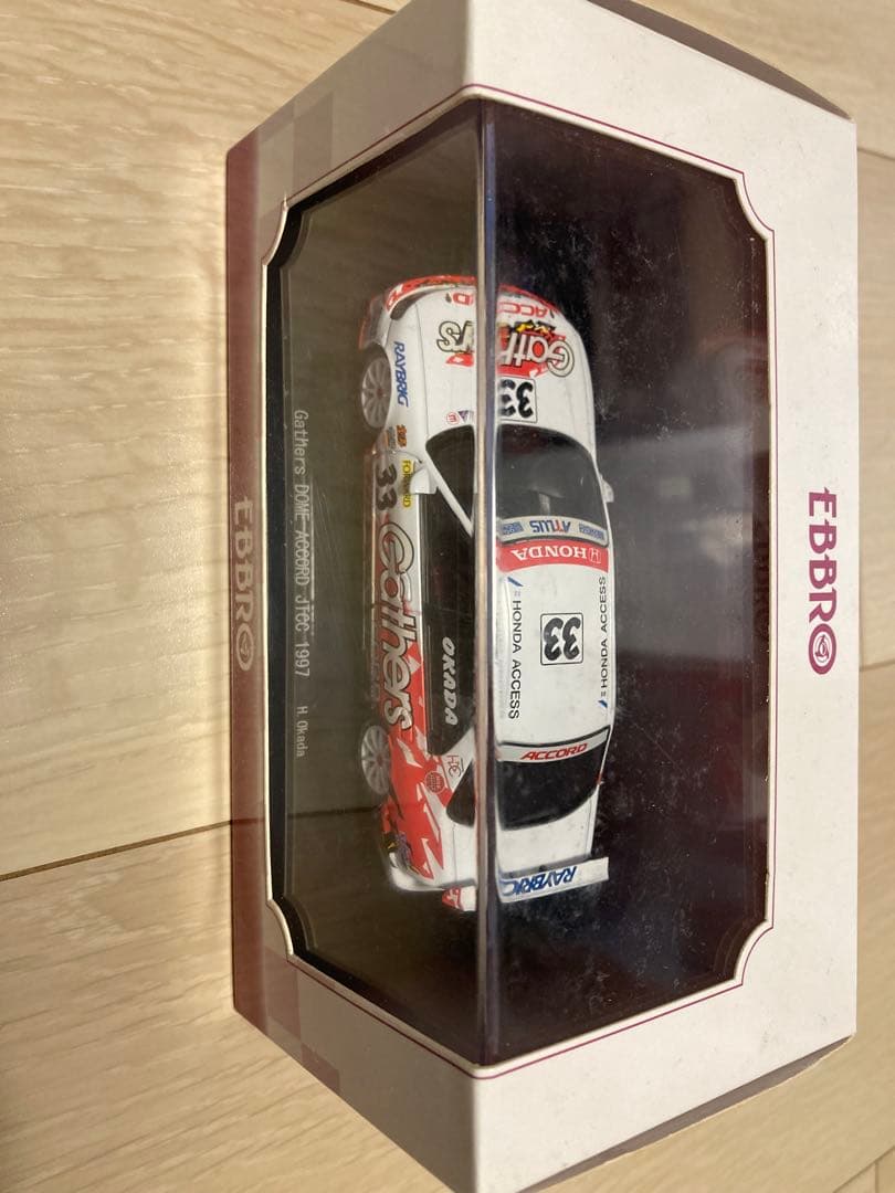 自動車 1/43 EBBRO DOME ACCORD JTCC 1997 okada