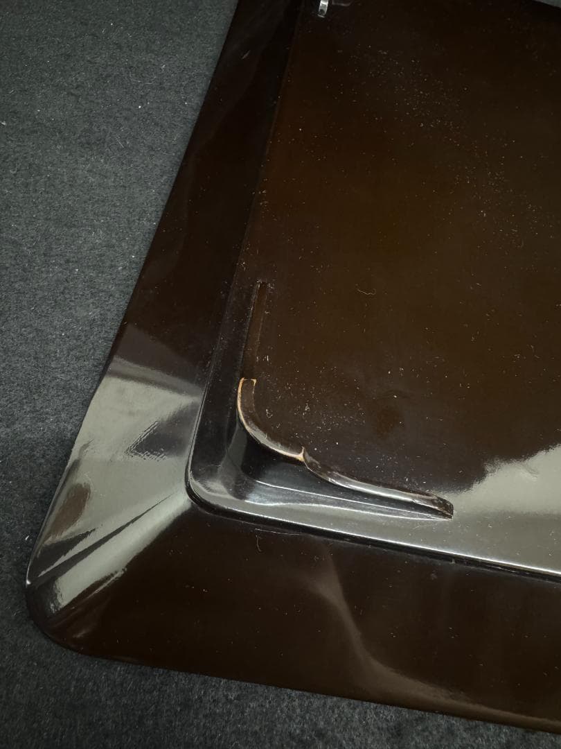 輪島塗り　時代蒔絵盆 竹雀 漆芸 脚付膳　足付き膳　　お膳台　五枚　共箱