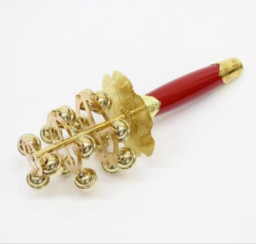 特選神楽鈴(大) 磨き品神楽鈴・神楽・巫女舞・和楽器・神社・神事・日本製