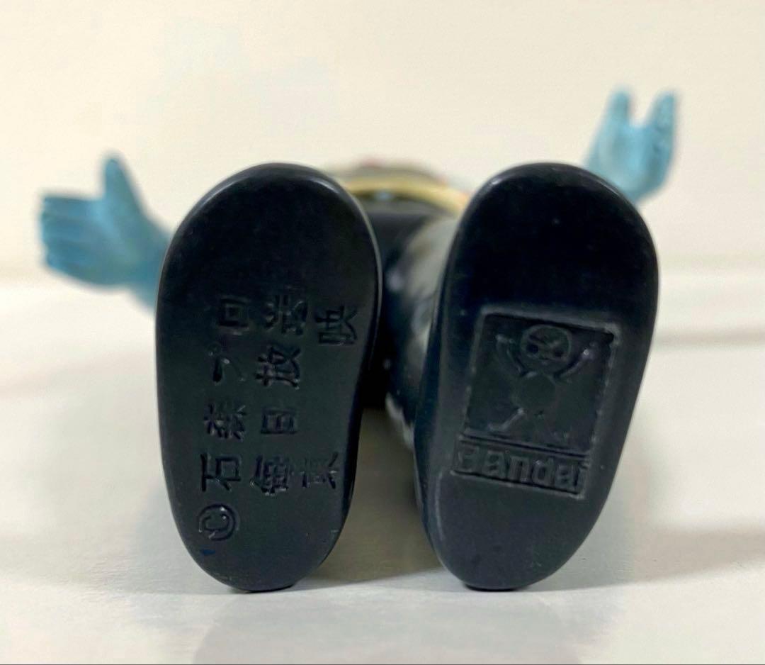 せ*ゃ様 当時物 ソフビ 旧バンダイ 仮面ライダー 水色マスク 面取れ