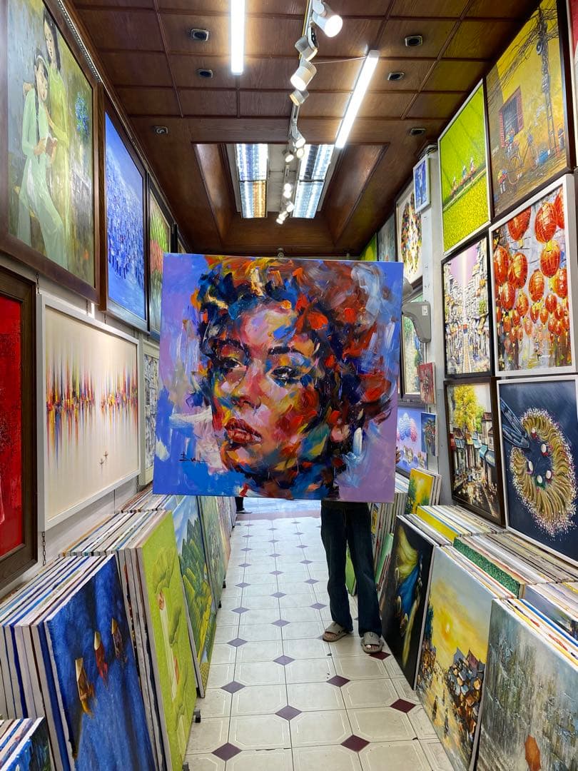 女性の肖像 油彩画