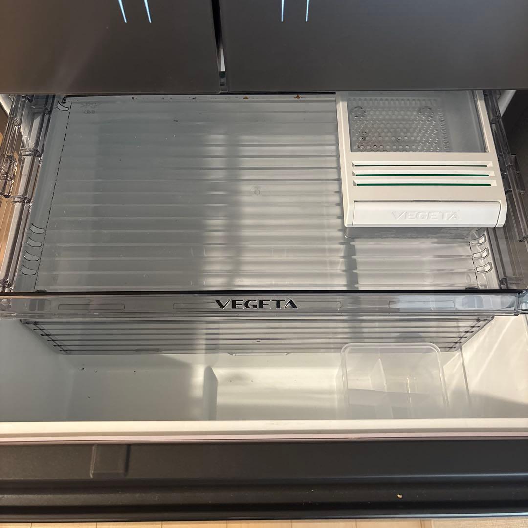 価格相談可【2023年製 ほぼ未使用品】TOSHIBA 6ドア冷蔵庫 シルバー