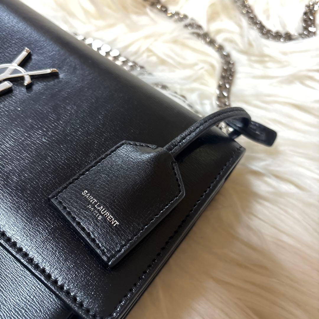 【美品】イブサンローラン チェーン ショルダーバッグ