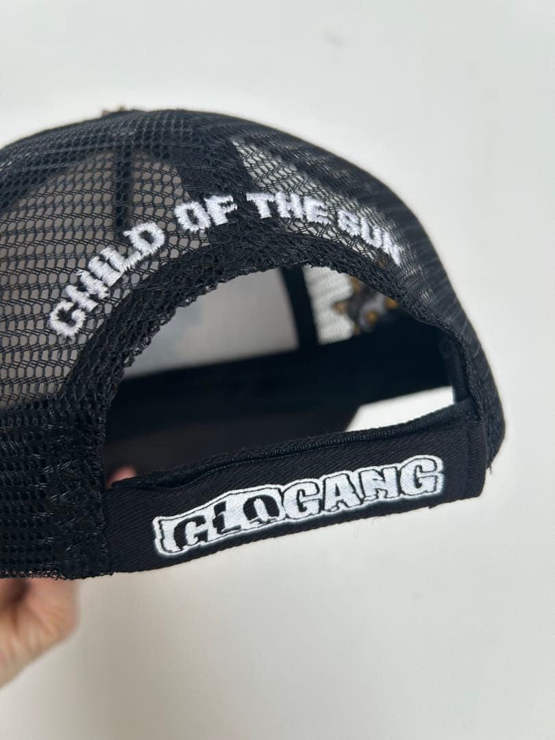 GLO GANG トラッカーハット ブラック グローギャング キャップ