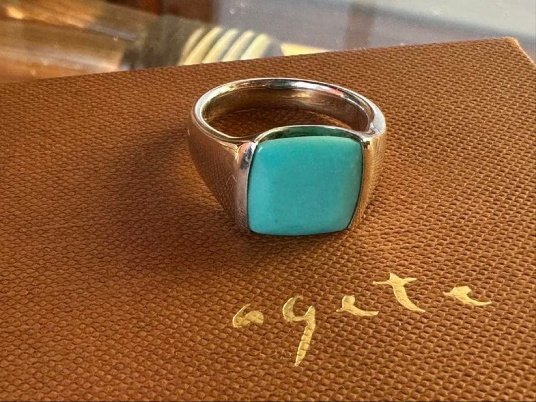 agete silver spoon ターコイズリング