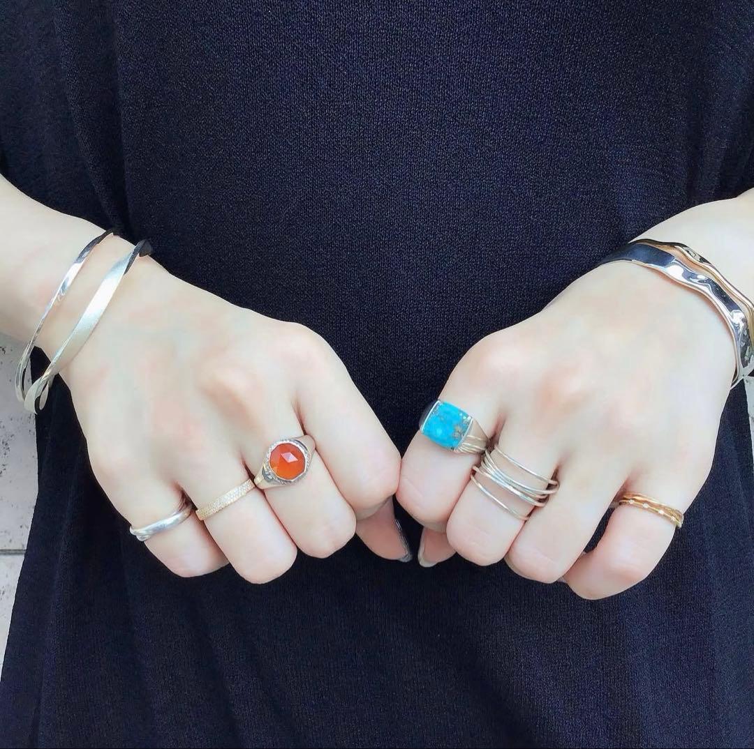 agete silver spoon ターコイズリング