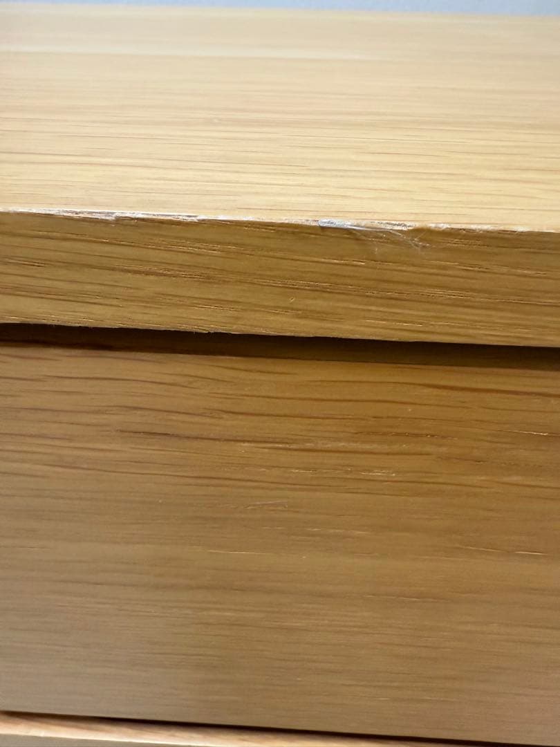 木製テレビ台 ガラス扉付き/無垢材