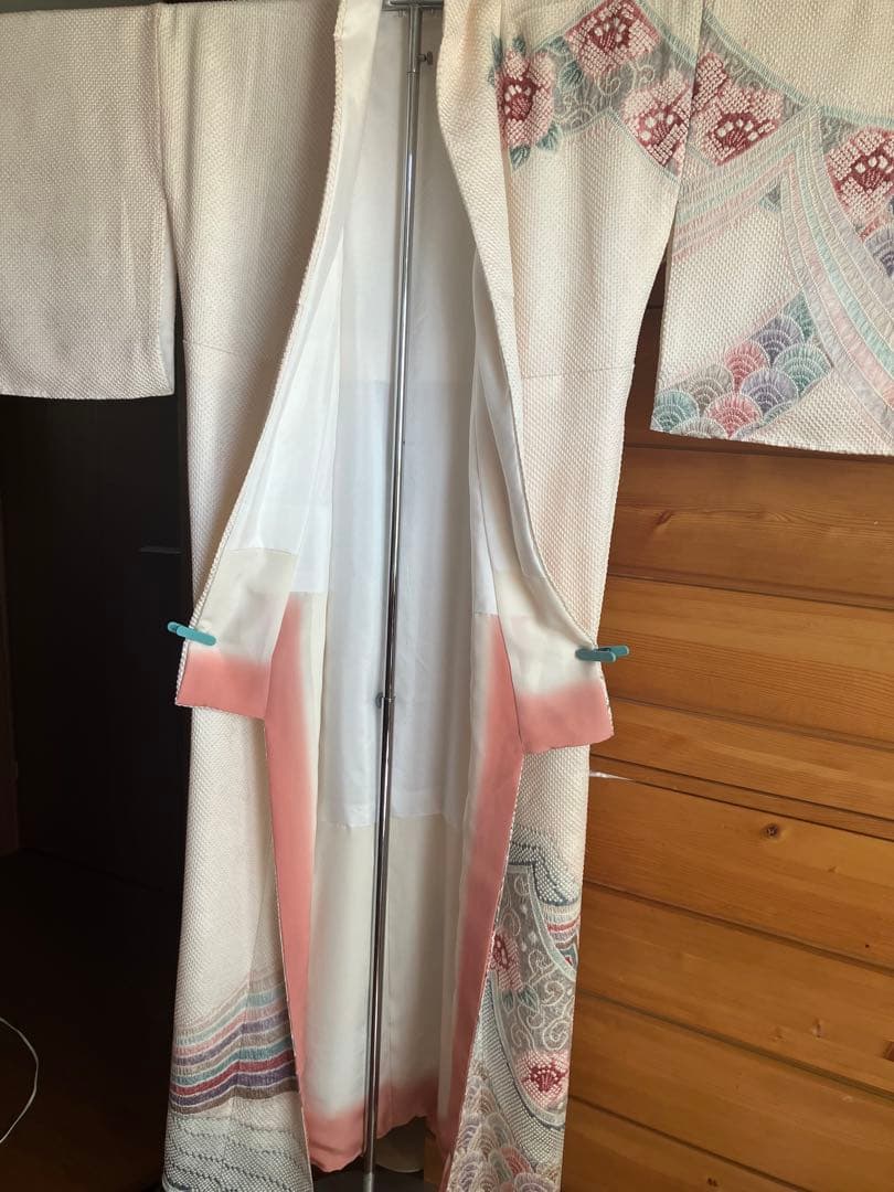 藤娘きぬたや　総絞り　訪問着　付下げ