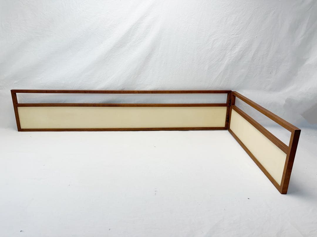 ほぼ未使用 茶道具 煎茶用 風炉先屏風 桑縁 金砂子 裏白 両面使い 紙箱