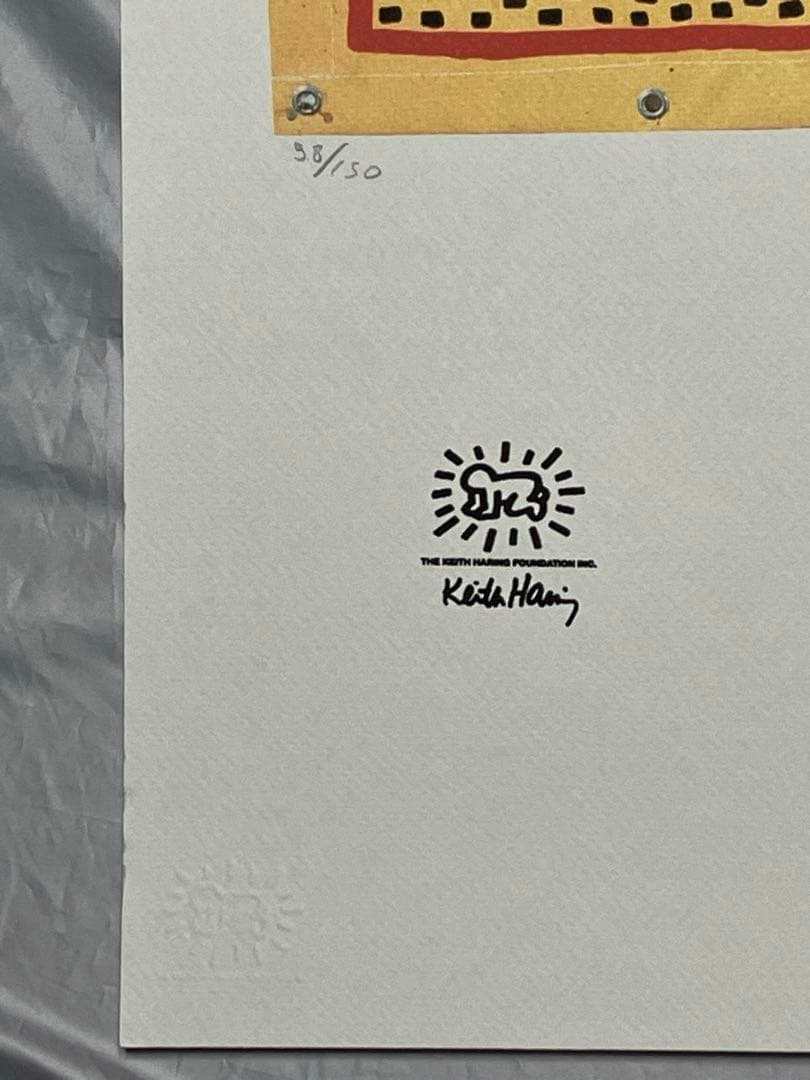 ゴ*ん様 【模写】限定150枚 キース・ヘリング KEITH HARING 【送