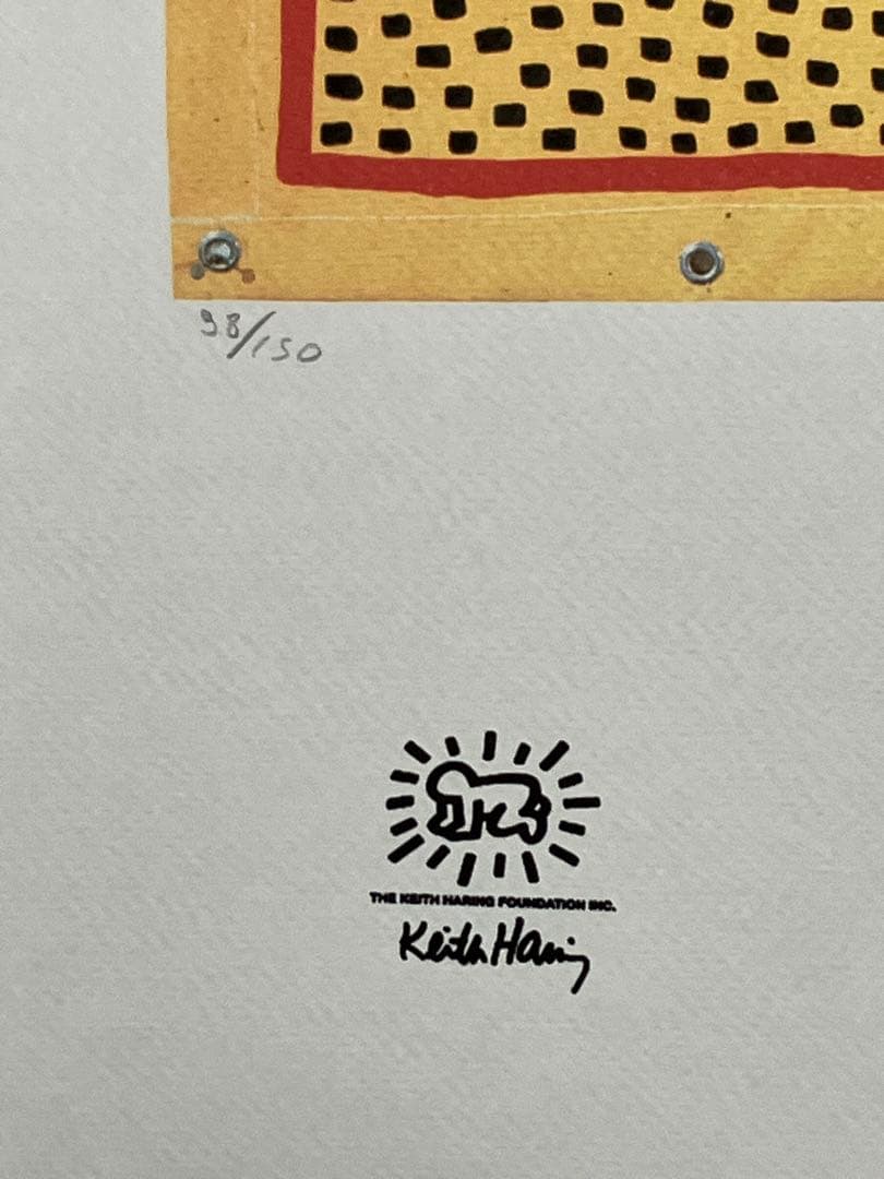 ゴ*ん様 【模写】限定150枚 キース・ヘリング KEITH HARING 【送