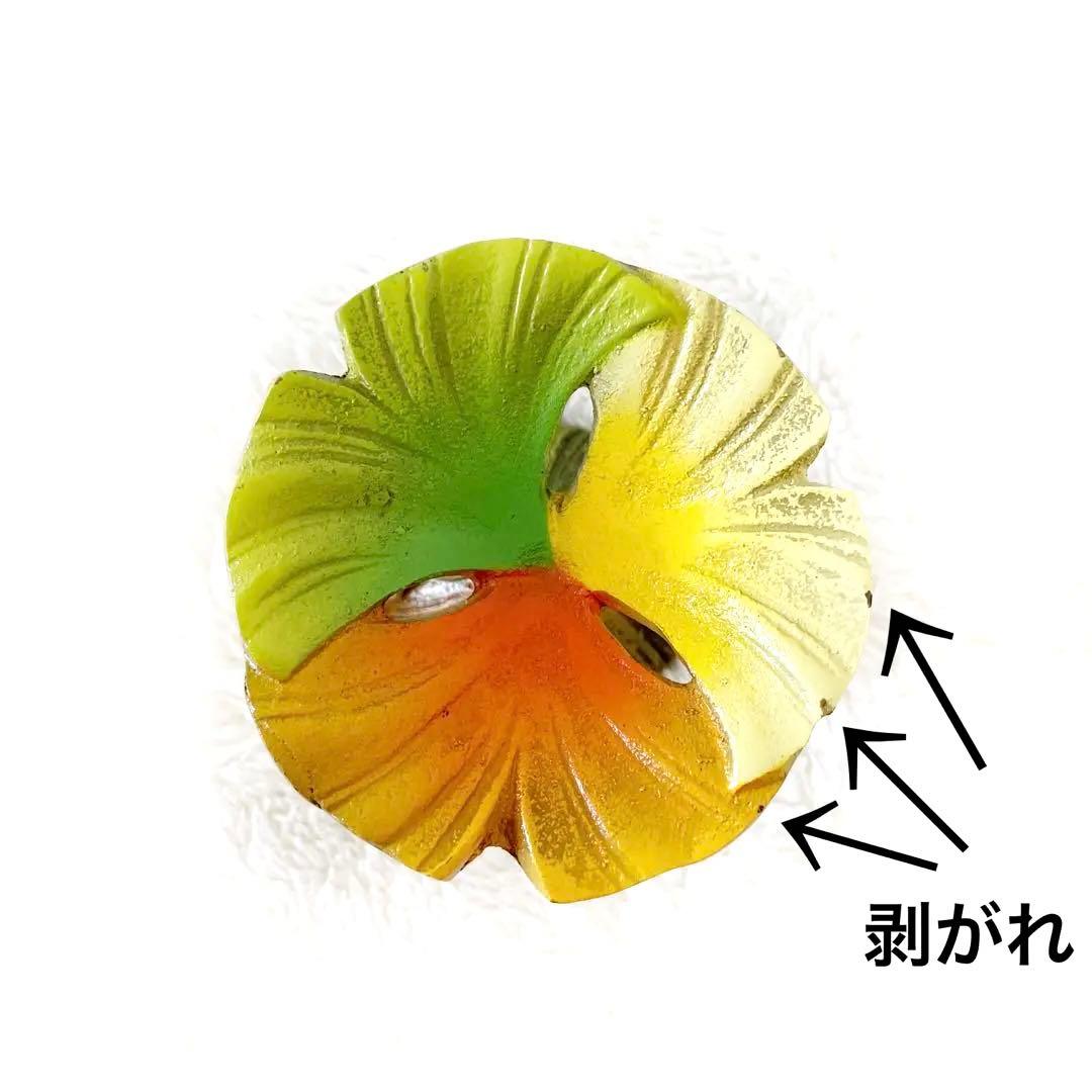 【茶道具】唐銅 銀杏 蓋置