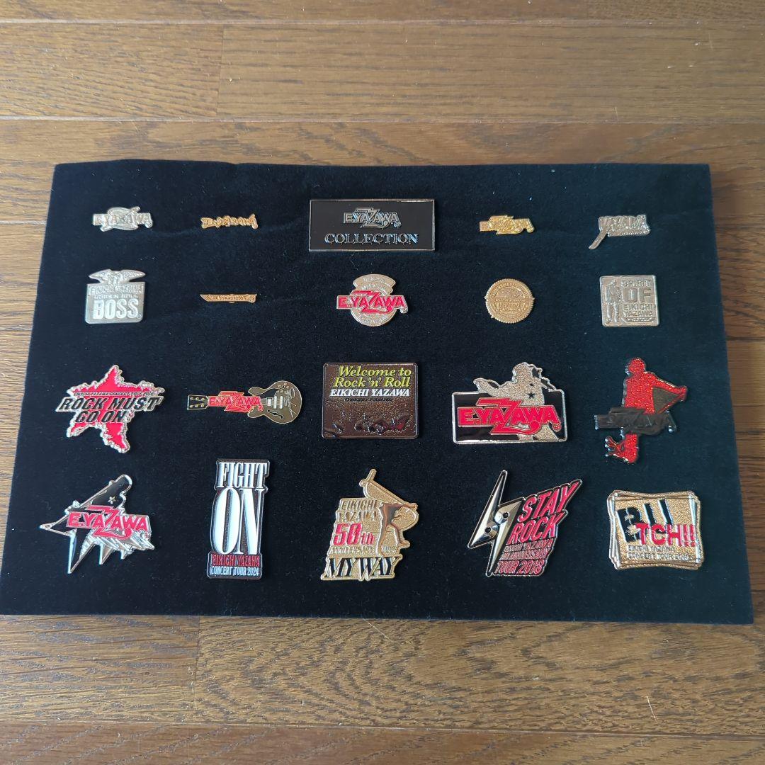 ま-ちん　矢沢永吉さん　ピンバッジ20個