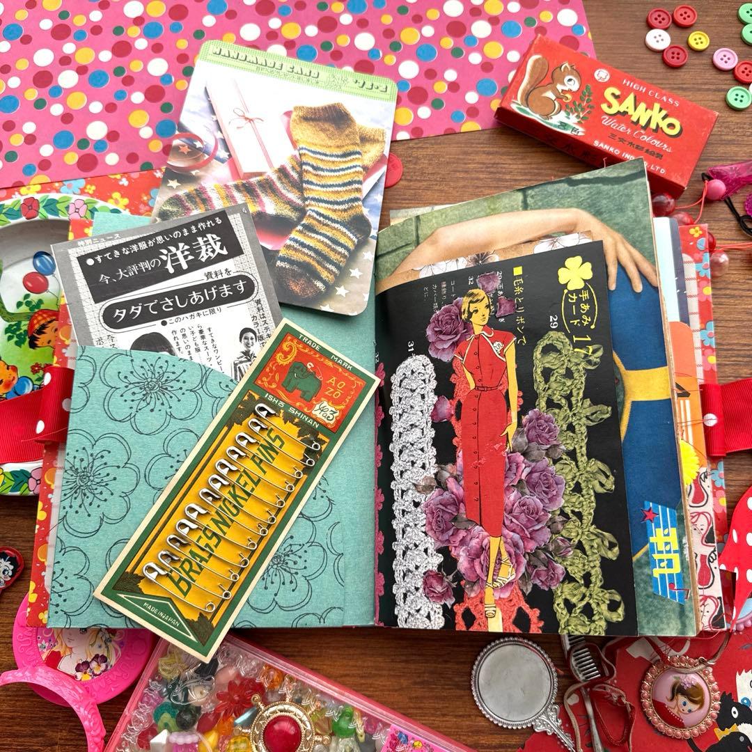 【RIkA】 昭和レトロ ジャンクジャーナル ラベル 紙モノ