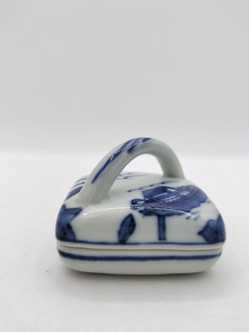 c431 香合 隅田川 小峠舟山 木箱 茶道具 古物