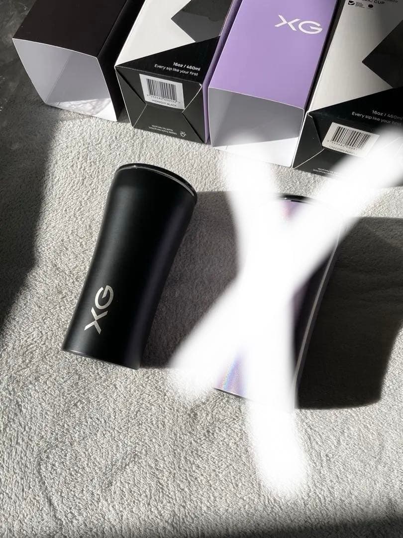 XG タンブラー 2個セット ブラック・パープル