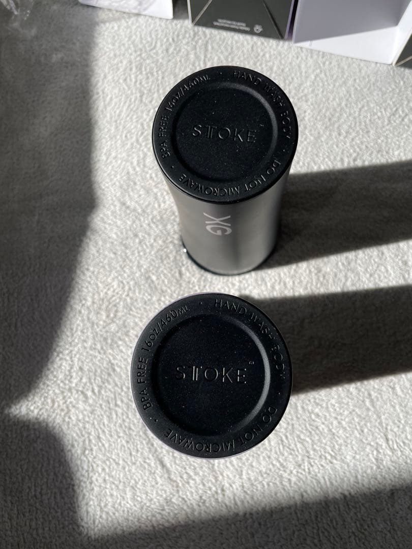 XG タンブラー 2個セット ブラック・パープル