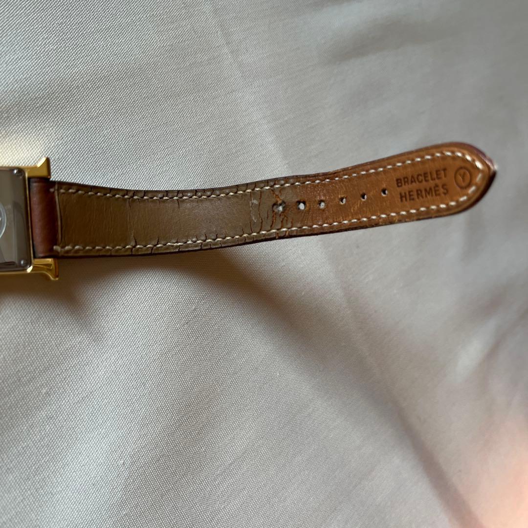 エルメスHウォッチ　キャメル　腕時計