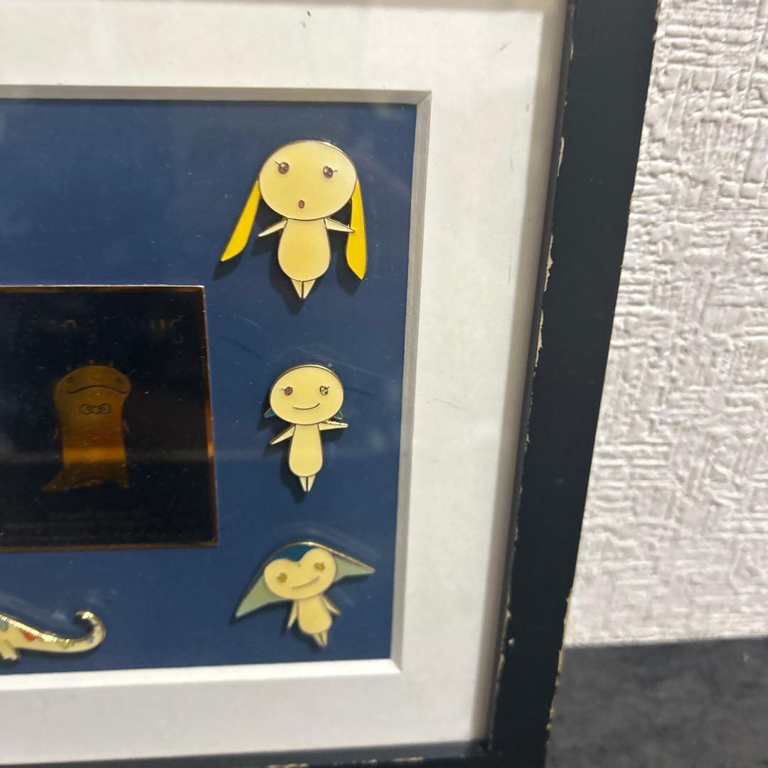 村上隆　ロクロク星人　六本木ヒルズ開業記念　非売品　ピンバッジ　額縁入り