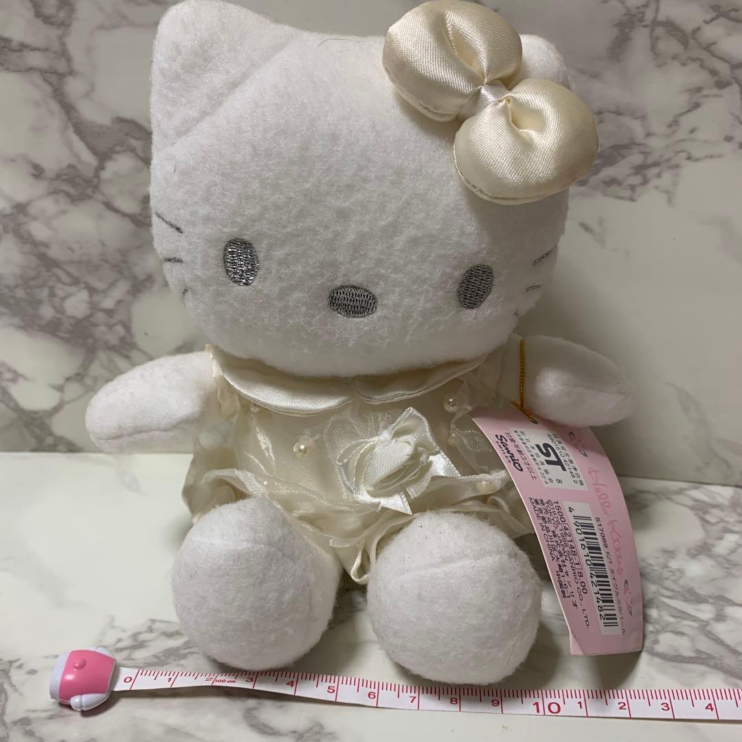 Sanrio ハローキティ ぬいぐるみ S パール　ホワイトキティ