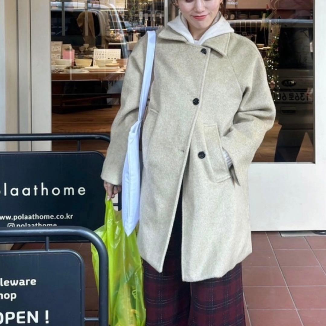 【新品未使用】nugu カラーミドルコート