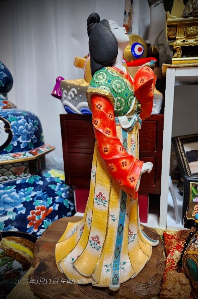 卓越技能保持者 無形文化財保持者 川崎幸子 作 博多人形 筑紫の児島