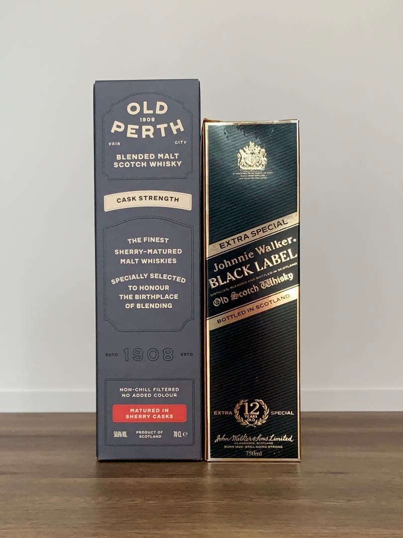 ジョニーウォーカー　ブラックラベル　オールドパース　カスクストレングス　セット