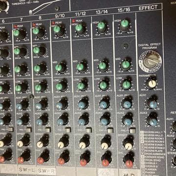 【通電品】YAMAHA MG 166CX アナログミキサー ヤマハ