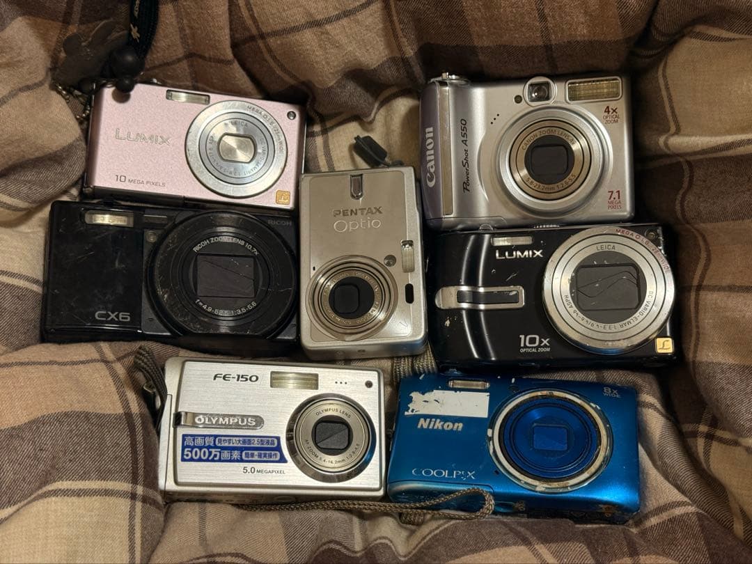 デジタルカメラ 7台 まとめ 動作未確認 ジャンク