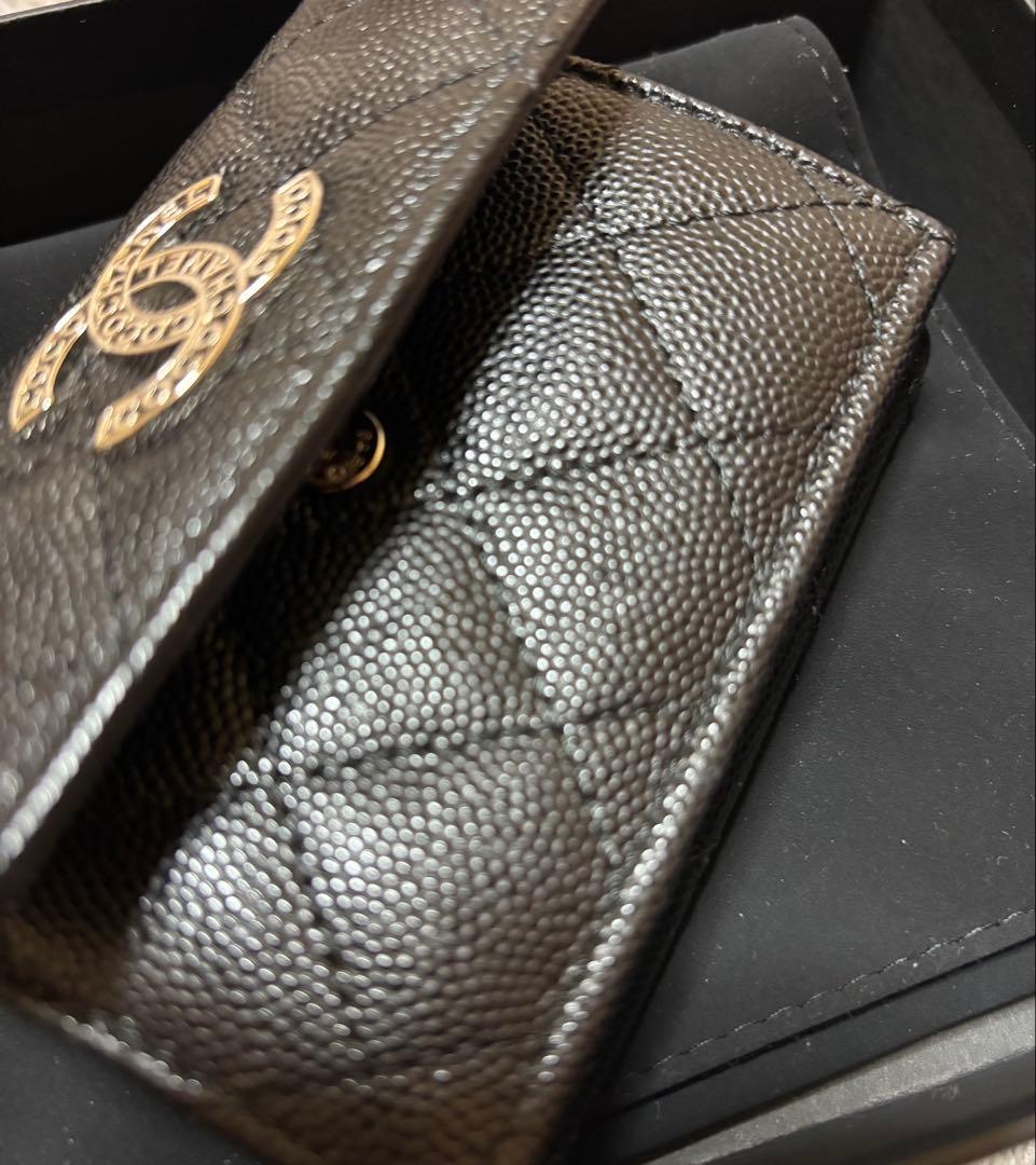 CHANEL ミニ財布 キャビアスキン コレクション限定モデル