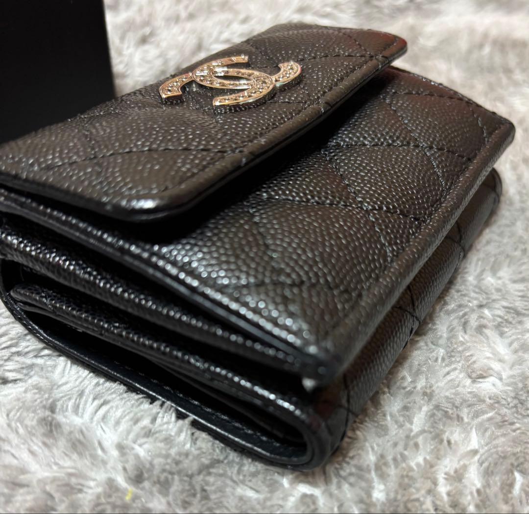 CHANEL ミニ財布 キャビアスキン コレクション限定モデル