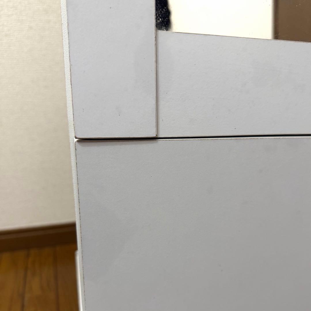 明日まで‼️設置まで⭕️組み立て不要‼️【最安値】全身鏡 ドレッサー 収納力◎化粧台