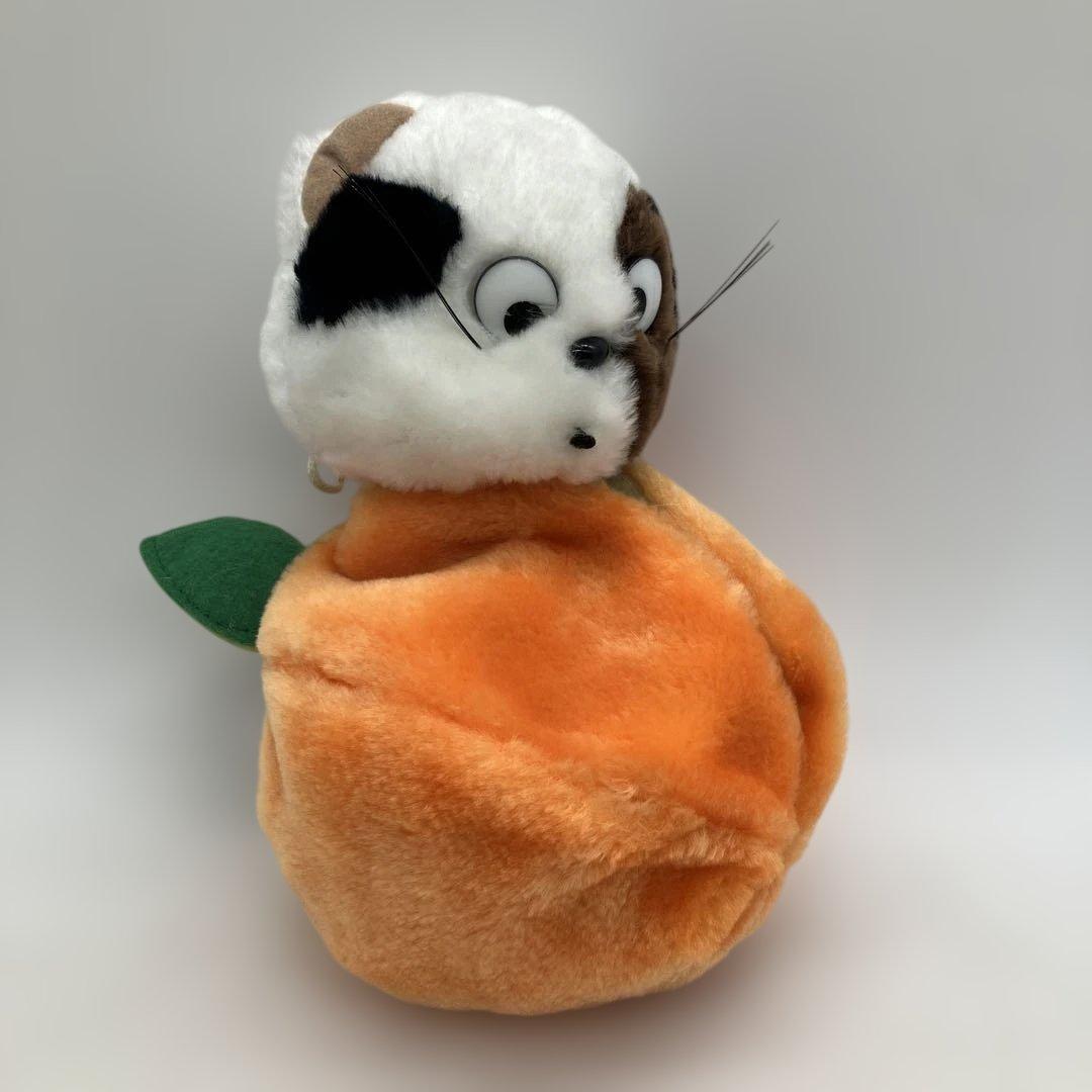 みかん ぬいぐるみ 猫 リバーシブル ヴィンテージ 希少