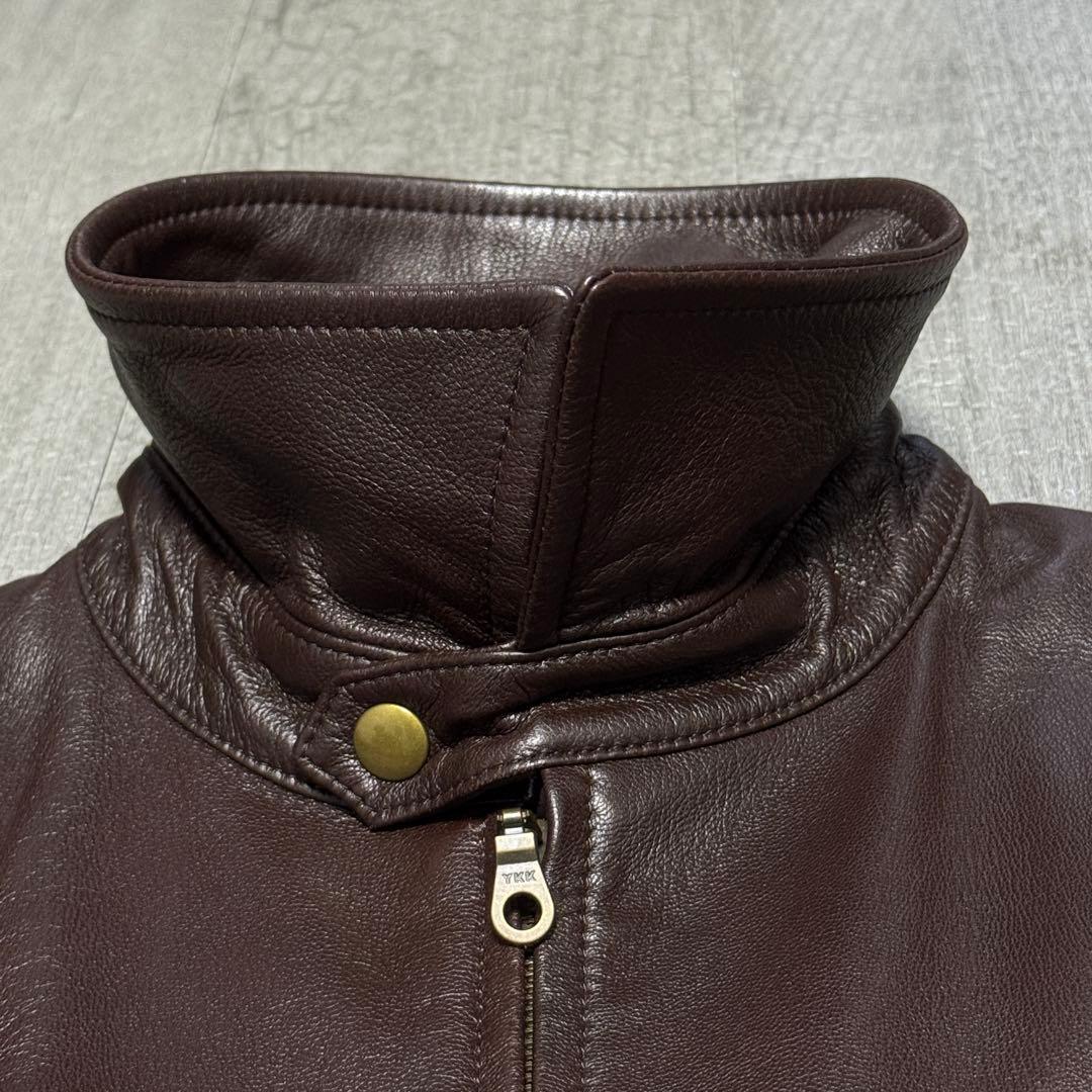 80s 90s vintage レザー スイングトップ 羊革 上質 アーカイブ