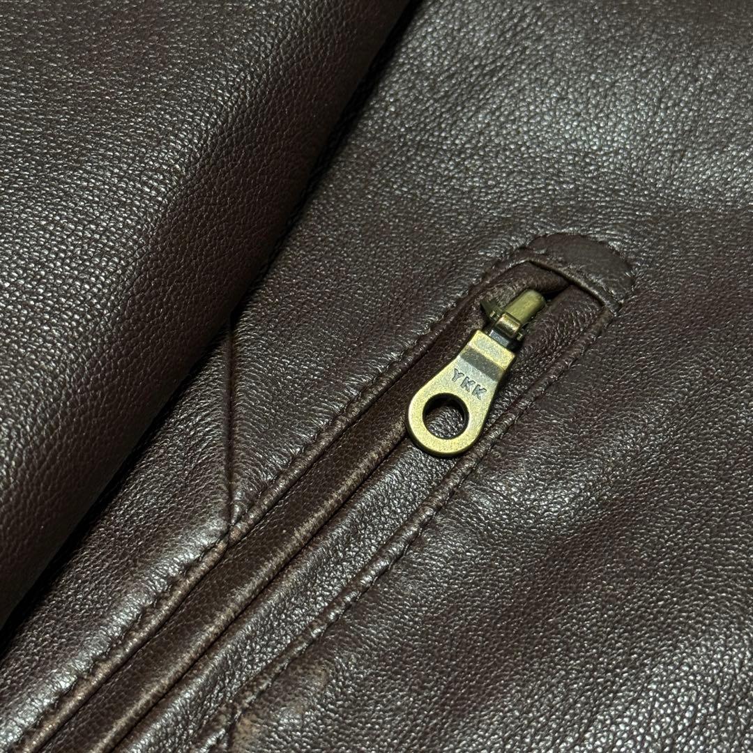 80s 90s vintage レザー スイングトップ 羊革 上質 アーカイブ