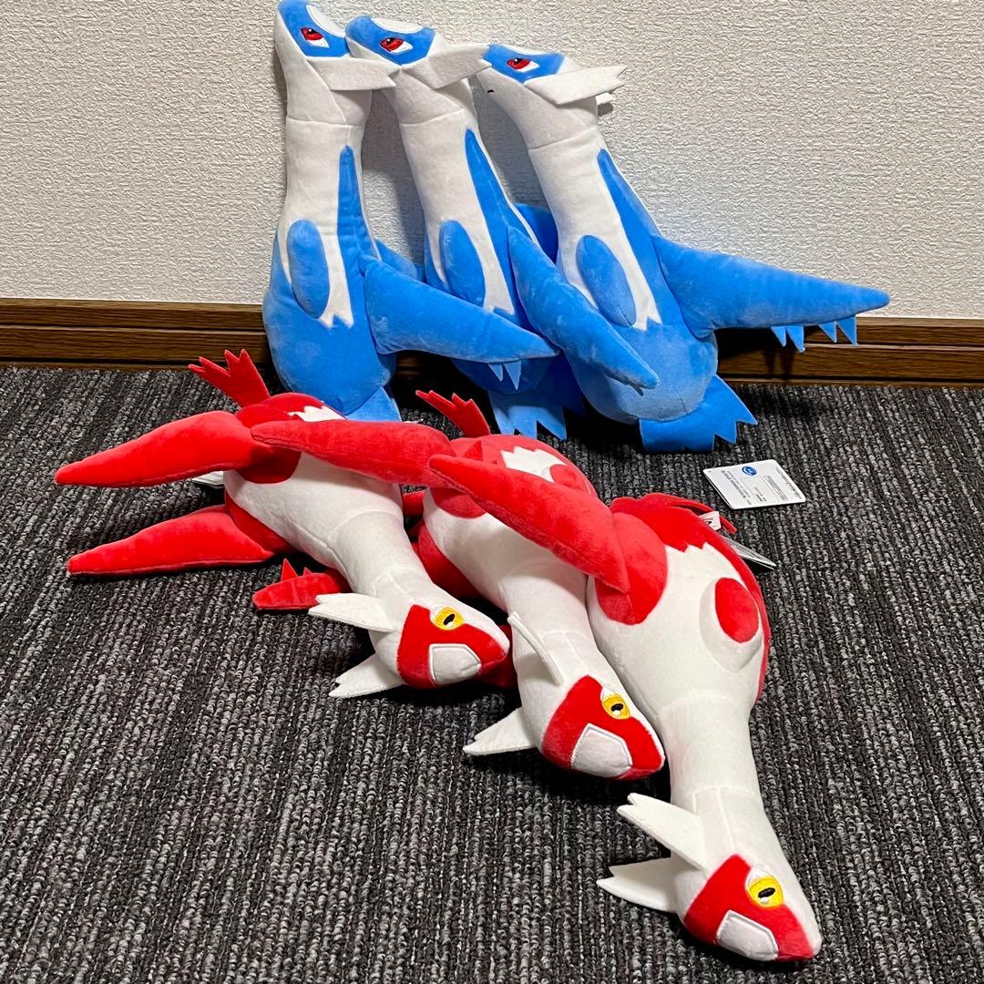 【10個セット】ポケットモンスター ぬいぐるみ ルカリオ ラティアス ナゾノクサ