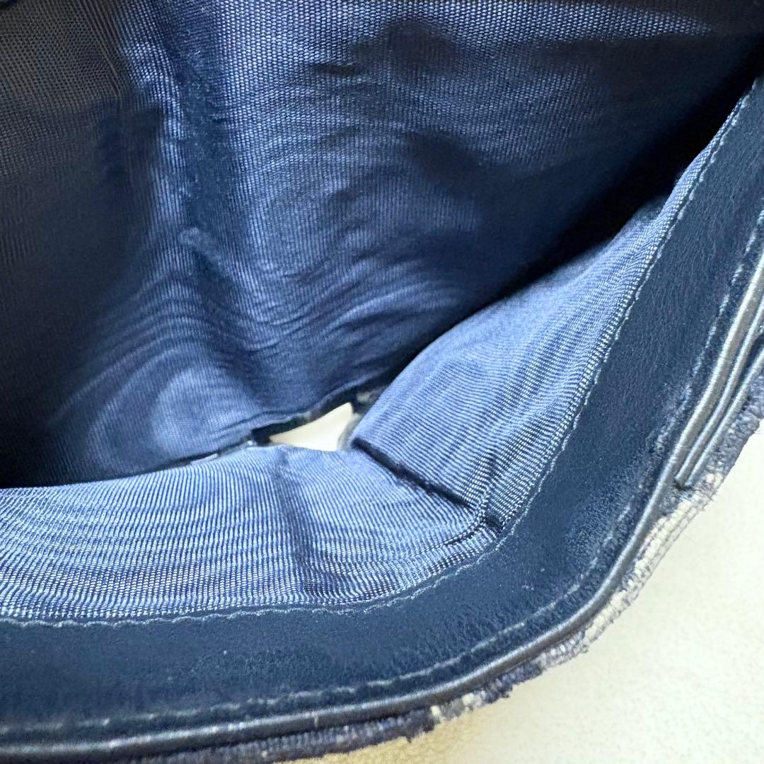 Christian Dior 三つ折り財布 サドル ロータスウォレットトロッター