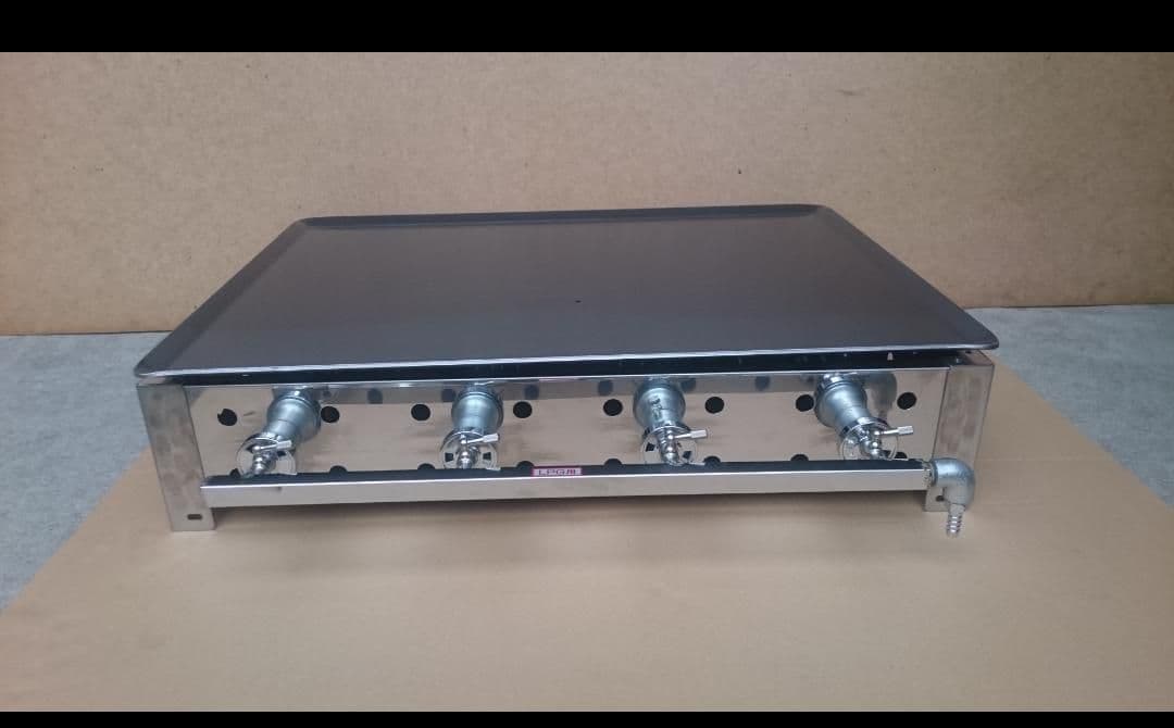 プロパンガスグリラー 大量調理に 模擬店 ７５cm 業務用 鉄板焼 学園文化祭り