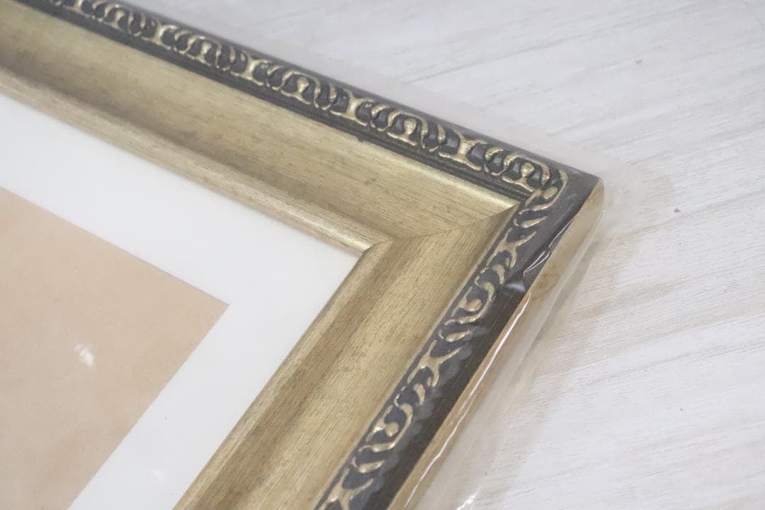 ■☆未使用☆ フェイラー フェイラークラブ 額 額縁 ハンカチフレーム ゴールド