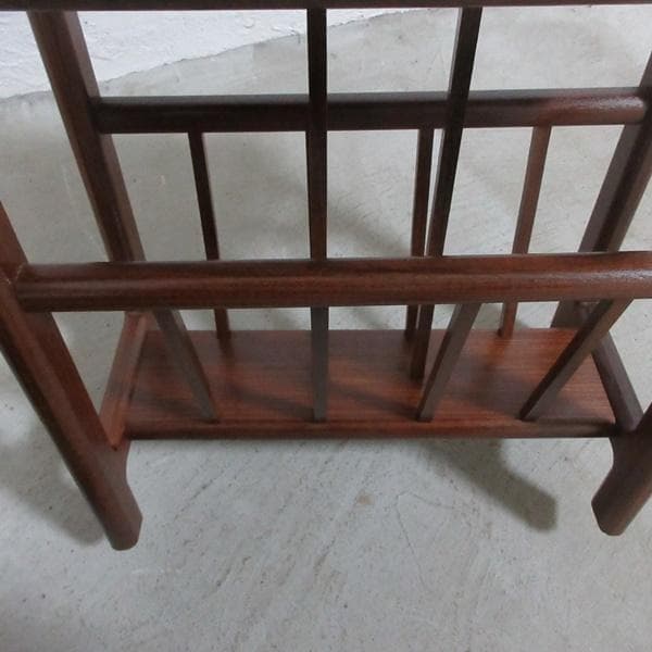 イギリス ビンテージ 家具 マガジンラック 新聞入れ 収納 英国 6087e