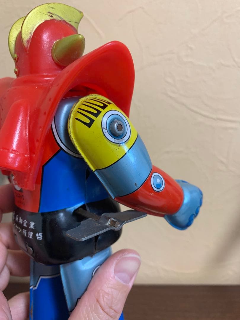 UFO戦士 ダイアポロン　ブリキ　頭部パーツ有　可動⭕️