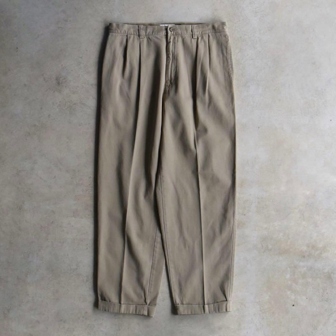 90s OLDGAPオールドギャップ ツータックチノ W34L30 ヴィンテージ