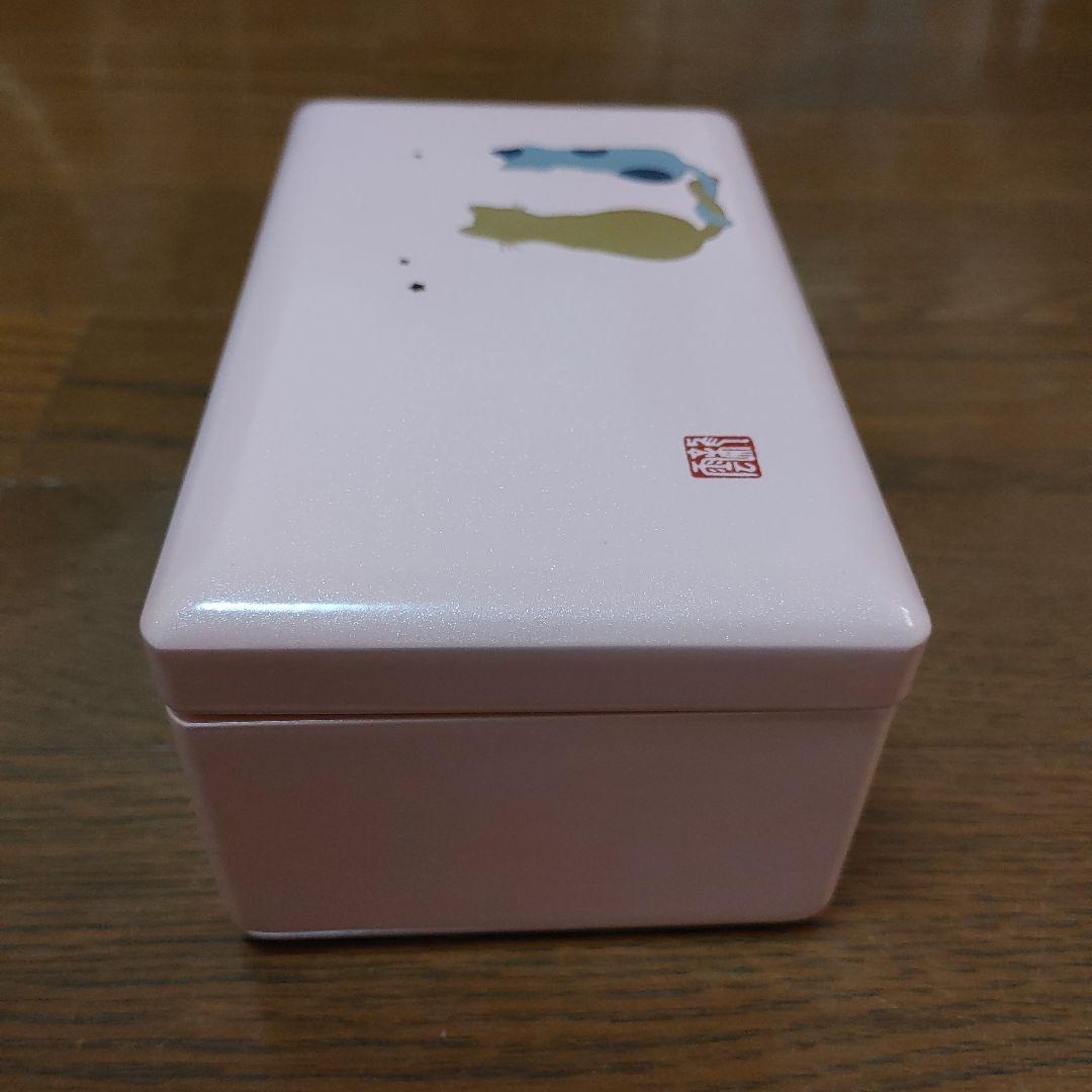 【新品】オルゴール 30弁 会津塗り小物入れ 猫 ネコ