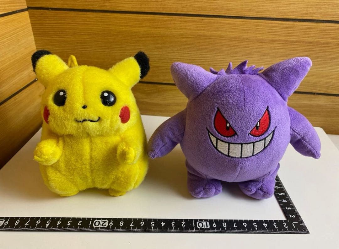 赤タグ　TOMY 初期 ピカチュウ ぬいぐるみ 初代　当時物 ゲンガー
