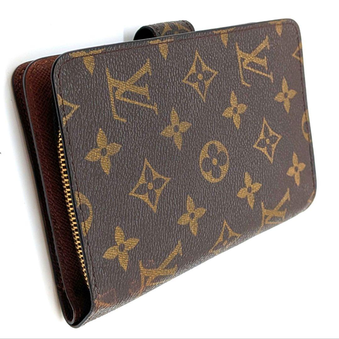 ジャンク品 ルイヴィトン モノグラム パピエジップ 折り財布 パスケース B37
