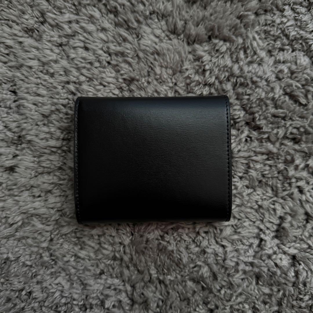 CELINEスモール フラップウォレット トリオンフ / シャイニーカーフスキン