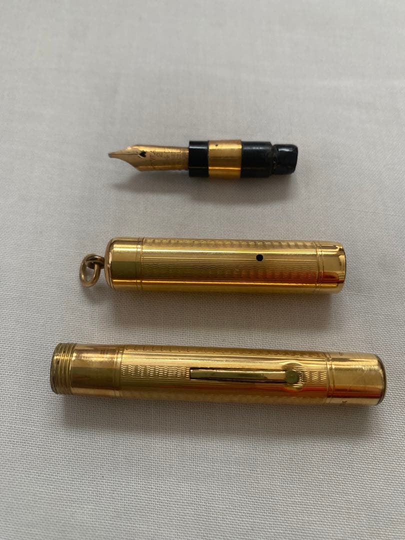 Mabie Todd Swan Self Filling Pen 14Kゴールド