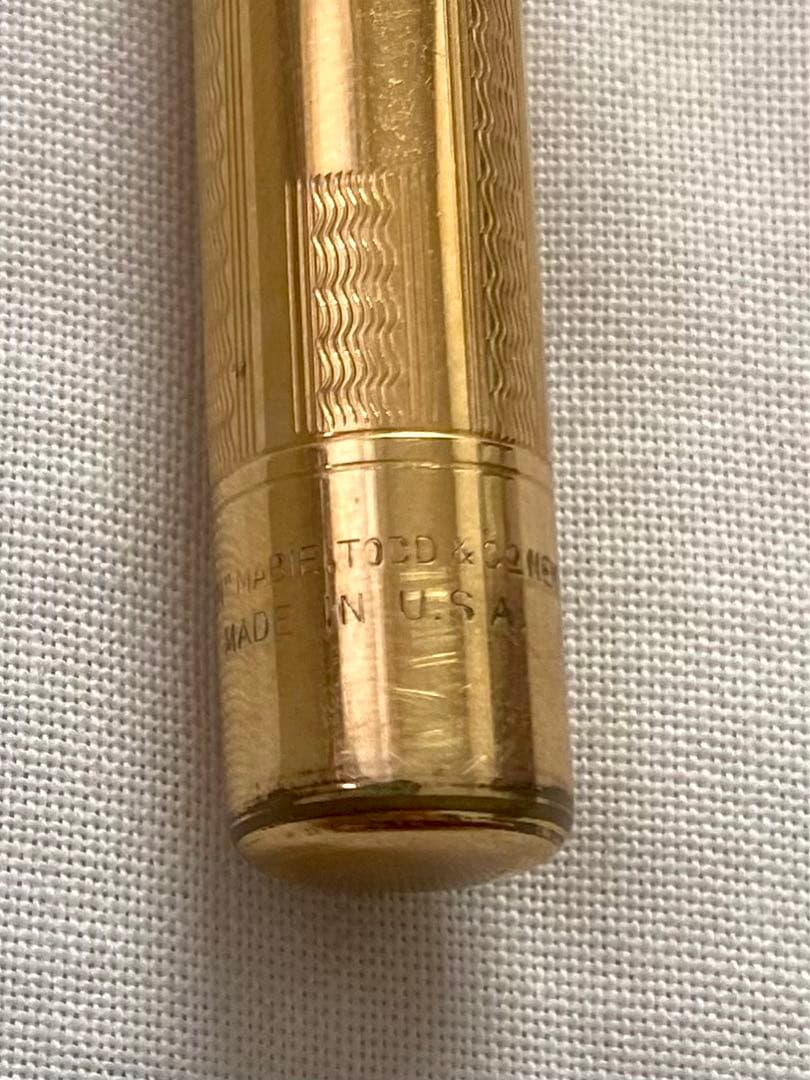 Mabie Todd Swan Self Filling Pen 14Kゴールド