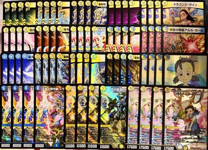 滝川るる　エンジェルコマンド デッキ 　4コン 18種 72枚 ミラクルステラ